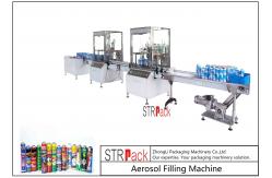China High Capacity automatic Aerosol Filling Machine For PU Foam / Pesticide supplier