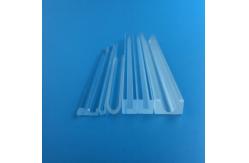 China 0.01 Ellipticity Semi Conductor U Shaped Quartz Rods For Precision supplier