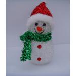 Indoor Colorful Hat Snowman Christmas Lights LED White Body Eco Friendly, Non Toxic for sale