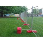 32mm Frame Tube Hot Dipped Galvanized Temporary Fence for sale