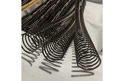 China Wire Dia2.0mm Electroplating Black Spiral Binding Coils supplier