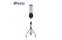 China LCD Remote Control Badminton Training Machine With 180 Degree Serve supplier