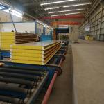 Custom Density Glasswool Sandwich Panel Sample In Various Thicknesses And Colors for sale