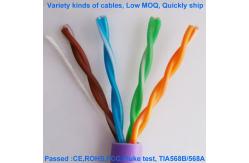 China Non Shielded Halogen Free CAT5E Network Cable 24AWG UTP HDPE supplier