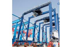 China 5t To 100t Mobile Gantry Cranes Fast Handling Wheel Mounted Crane supplier