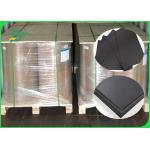 All Black 400g 700g Stiff Paperboard Grade AA With 640mm 700mm For Necklace Box for sale