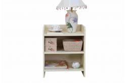 China Durable Wooden White Small Night Stands 3 Tier Shelves Environment Friendly   supplier