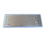 IK09 Panel Mounted Keyboard IP67 SUS304 With Optical Trackball for sale