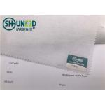 Soft Fusible Interlining Fabric / Non Woven Interlining Polyester Viscose Cut Away for sale