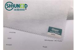 China Soft Fusible Interlining Fabric / Non Woven Interlining Polyester Viscose Cut Away supplier