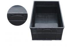 China Industrial Anti Static ESD Safe Box Conductive Plastic Bin Container Tote supplier