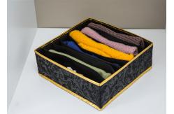 China Non Woven Cardboard Foldable Drawer Organizer 40x40x9CM supplier