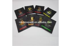 China Resealable Three Side Sealed Aluminum Foil Zip Lock Bag Food Moisture Proof supplier