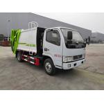6m3 Garbage Collection Truck Transfer Vehicle Barrel Mounted Garbage Compactor Truck for sale