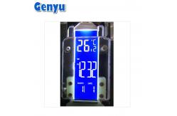 China Custom LCD Screen HTN Segment Blue Zebra White Backlight For Desk Lamp supplier