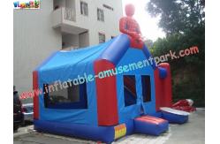 China Funny Inflatable Bouncer Slide For Outdoor / Backyard With Spiderman Design supplier