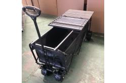 China Large Foldable Wagon Cart Trolley Beach All Terrain Heavy Duty Foldable Wagons supplier