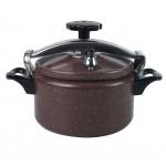 China Aluminium Non Stick Pressure Cooker 9 Litre With Safety Valve for sale