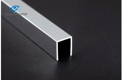China 6063 Aluminum U Profiles , Electrophoresis U Shape Aluminum Extrusion supplier