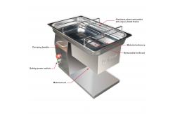 China 0.55kw Vertical Stainless Steel Meat Processing Machine Fresh Pork Dicer supplier