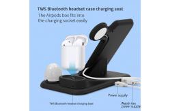 China Fast 15W All In One Wireless Charger Station For Multiple Devices supplier
