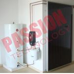 Natural Circulation Split Solar Water Heater 300 Liter Aluminum / Copper Absorber Body for sale