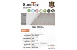 China 1% Openness Sunscreen Fabric Waterproof Flame Retardant Polyester Plain Roller Blind Fabric supplier