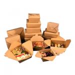 Food Takeaway Packaging Boxes Custom Branded Biodegradable  Eco-Friendly Containers for sale