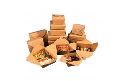 China Food Takeaway Packaging Boxes Custom Branded Biodegradable  Eco-Friendly Containers supplier