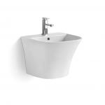 Sanitary Ware Ceramic Wall Hung Basin Mold Resistant For Hotel for sale