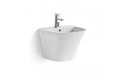 China Sanitary Ware Ceramic Wall Hung Basin Mold Resistant For Hotel supplier