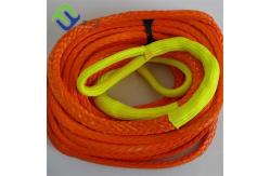 China 28mmx300m 12 Strand Spliced UHMWPE Rope HMPE Rope Mooring Towing Rope supplier