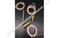 China Brass Nozzle Spring Coil Heaters For Hot Runner System With Thermocouple J supplier