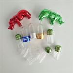 Bullet Shape Sex Enhancement Pill Capsule Packaging Bottle With Metal Cap for sale