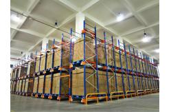 China Multi Tier Warehouse Heavy Duty Pallet Racking System With Double Entry supplier