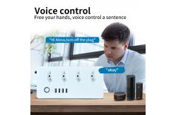 China Remote Control Homekit Light Socket WiFi Automation TUYU Remote Control Wall Socket supplier