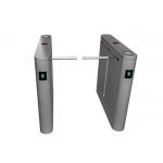 Metro / Subway SS Drop Arm Turnstile Access Control With Infrared Photocell for sale
