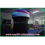Inflatable Photo Booth Enclosure Customized Ice Cream Shaped Mini Inflatable Mobile Photo Booth With Air Blower for sale
