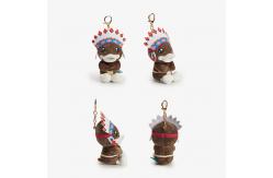 China Cartoon Cotton Plush Toys , Duck Plush Doll Keyring pvc polyester Material supplier