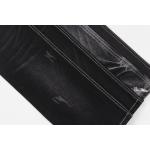 Supreme  Quality Dark Black Slub Stretch Denim Fabric For Jeans for sale