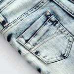 Slim Fit Long Section Kids Denim Clothes , 2 - 8 Years Children Denim Jeans