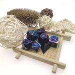 Multifunctional  Custom Polyhedron Dice Set Handcrafted Nontoxic Metal Polished for sale