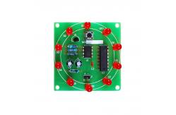 China Diameter 50mm Red LED Turntable Lamp For Computer supplier