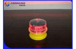 China PC Housing Flashing LED Lights Solar Panel Inside And Remote Function supplier