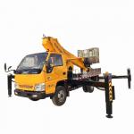 JMC 4x2 Single Row Boom Lift Bucket Truck Lifting Platform Truck Remote Control Diesel Fuel for sale