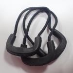Bags Handbag Rubber Zipper Pulls Custom Logo Round Rope String