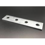 HDG Four Hole Strut Channel Fittings M8 6mm Strut Splice Plate for sale