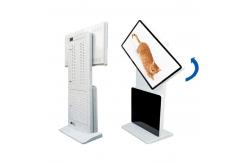 China Floor Standing Rotatable LCD HD Advertising Kiosk 43 Inch IR Touch Customizable supplier