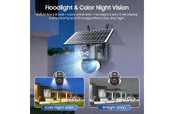 China 6MP PIR Solar Security Camera 4G Human Detection WiFi 12X Zoom Camera supplier