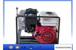 China 10KN Belt Driven Steel Cable Powered Pulling Winch With HONDA Gasoline Engine supplier